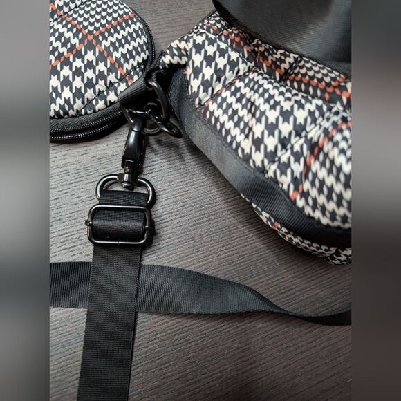 Fun Nano Puffer Herringbone Mini Tote Bag With Pouch - Picture 9 of 15